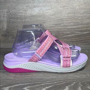 Dansko Rosette Fuchsia Multi Women’s Sz 9.5-10/EU 40 Hook & Loop Sandals